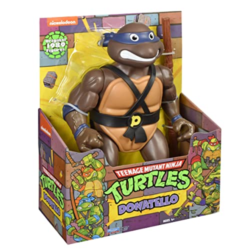 Teenage Mutant Ninja Turtles: Original Classic Donatello Giant Figure by Playmates Toys, 12 Inch, Multi