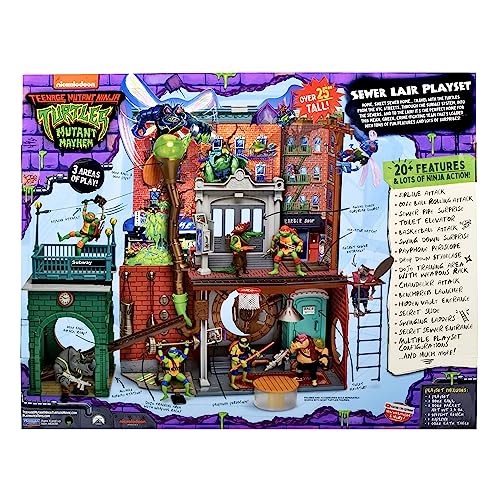 Teenage Mutant Ninja Turtles: Mutant Mayhem Sewer Lair Playset by Playmates Toys