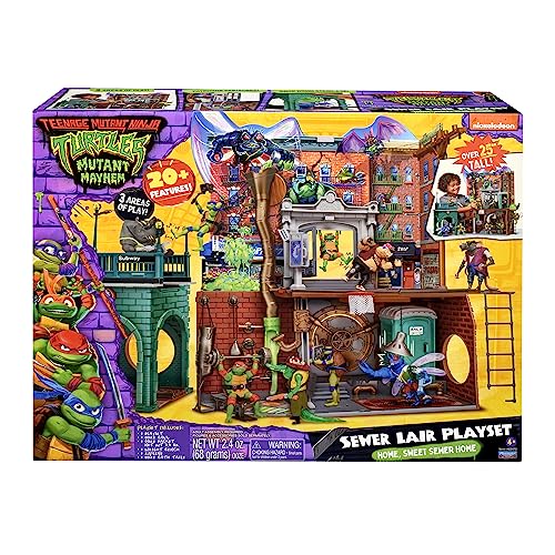 Teenage Mutant Ninja Turtles: Mutant Mayhem Sewer Lair Playset by Playmates Toys