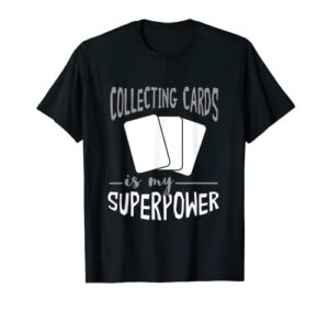 trading cards superpower trading card game collectibles t-shirt