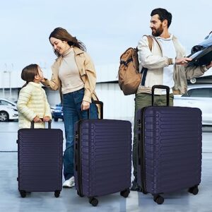 SAS Travel Luggage Sets, Set of 3 pieces of Suitcases With Wheels, Traveling Essentials, Spinner Wheels, Lock, Hard Case, With Carry On Luggage and Large Suitcase Included, Travel Must Haves