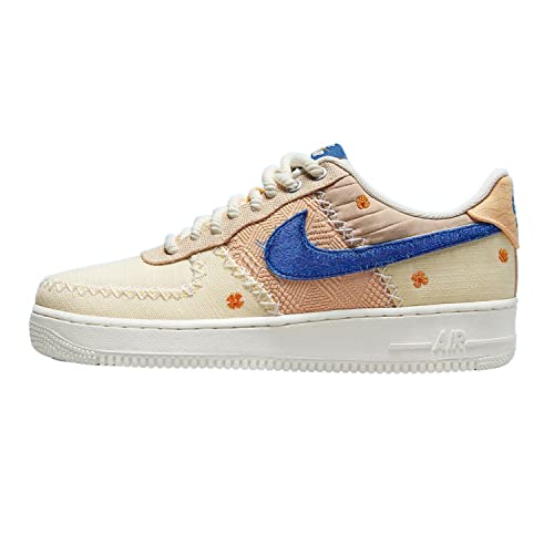 Nike Womens Air Force 1 Low WMNS DV2223 100 Los Angeles Flea - Size 11W Sail/Blue