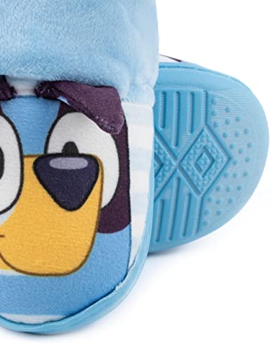 Bluey Slippers Kids Toddlers 3D Ears Strap Loungewear House Shoes 10.5 US Child