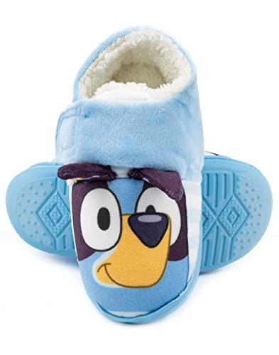 Bluey Slippers Kids Toddlers 3D Ears Strap Loungewear House Shoes 10.5 US Child