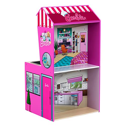 Theo Klein 2 In 1 Barbie Pretend Play Toy Kitchen and Dollhouse and Epic Chef Wooden Pretend Play Toy Kitchen Playset for Kids Ages 3 and Up
