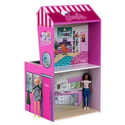 Theo Klein 2 In 1 Barbie Pretend Play Toy Kitchen and Dollhouse and Epic Chef Wooden Pretend Play Toy Kitchen Playset for Kids Ages 3 and Up