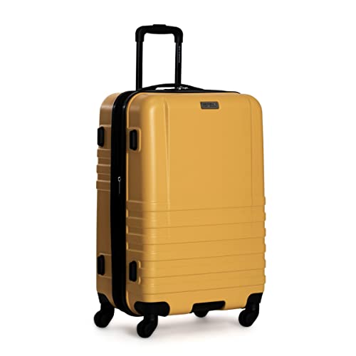 Ben Sherman Spinner Travel Upright Luggage Hereford, Mustard, 4-Wheel 24