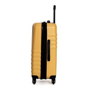 Ben Sherman Spinner Travel Upright Luggage Hereford, Mustard, 4-Wheel 24