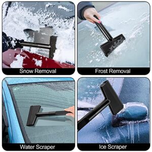 TRELC Ice Scrapers for Car Windshield, Multifunctional Ice Scrapers Frost Snow Removal Tool, Snow Scraper for Cars, 2 Pack