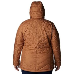 Columbia Women's Heavenly Hooded Jacket, Camel Brown, Large