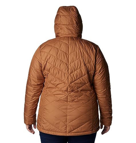 Columbia Women's Heavenly Hooded Jacket, Camel Brown, Large