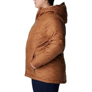 Columbia Women's Heavenly Hooded Jacket, Camel Brown, Large