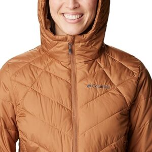 Columbia Women's Heavenly Hooded Jacket, Camel Brown, Large