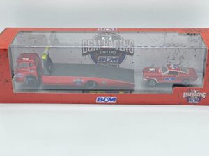 m2 machines auto-haulers 1970 ford c600 truck & 1966 mustang gasser 1:64 scale r44 21-01 metallic red by m2 collectible 1 of 7250
