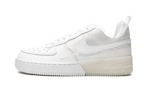 nike mens air force 1 react dm0573 100 triple white - size 12