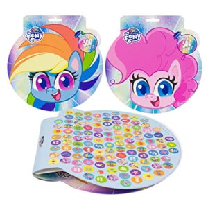 rainbow dash & pinkie pie little pony bundle - my sticker book set - 600 stickers