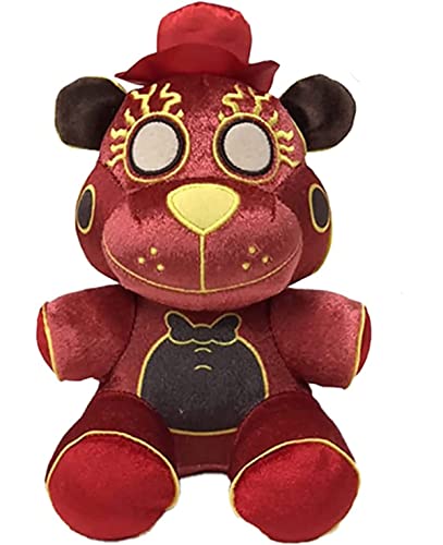 FNAF 20cm Toy Red Freddy Plushie and Keychain (Limited Edition) in Stock US, Security Breach Freddy Plush Toy Soft