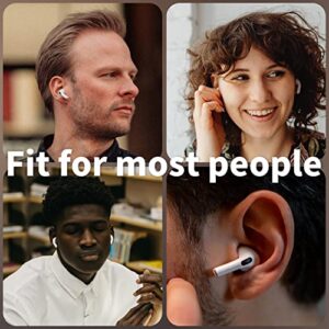4 Pairs Ear Tips for AirPods Pro 1 & 2 [Relief Pain] [Fit in Case] Noise Cancellation Add Grip Sport Earbuds [US Patent Registered]