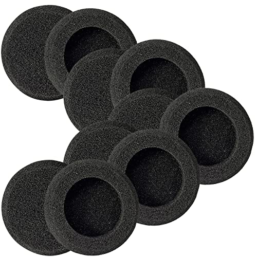 Ear Cushions for Plantronics Headset, Ear Pad Replacement Headphones Earpads Designed for Plantronics Blackwire C320 3210 3220 3320 HW251N HW261N HW510 Jabra Biz 2300 GN2000 PRO 920 9450 (10 Pack)