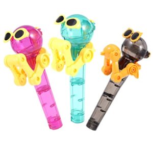 ABOOFAN Kids Toys Bulk Candy Upside Down Capsule Robot 3pcs Lollipop Robot Robot Lollipop -up Lollipop Holder Novelty Lollipop Case Fun Gifts for Upside Down Capsule Robot Bulk Candy