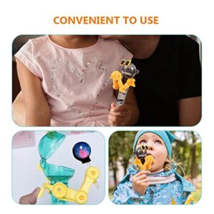 ABOOFAN Kids Toys Bulk Candy Upside Down Capsule Robot 3pcs Lollipop Robot Robot Lollipop -up Lollipop Holder Novelty Lollipop Case Fun Gifts for Upside Down Capsule Robot Bulk Candy