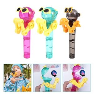 ABOOFAN Kids Toys Bulk Candy Upside Down Capsule Robot 3pcs Lollipop Robot Robot Lollipop -up Lollipop Holder Novelty Lollipop Case Fun Gifts for Upside Down Capsule Robot Bulk Candy