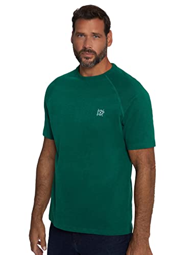 JP 1880 Menswear Big & Tall Plus Size L-8XL Sporty Style Tee fir Green XX-Large 805948453