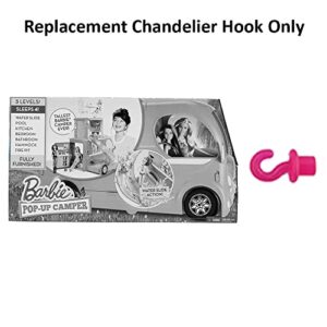 Barbie Replacement Parts Camping Van - CJT42 RV Pop Up Camper Vehicle Playset ~ Replacement Chandelier Hook