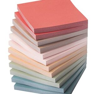 Mr. Pen- Sticky Notes, 12 Pads, 3”x3”, Vintage Colors, Sticky Notes 3x3, Sticky Note, Sticky Pads, Sticky Notes Bulk, Stick Notes, Colored Sticky Notes, Sticky Note Pad, Colorful Sticky Notes