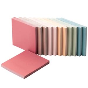 Mr. Pen- Sticky Notes, 12 Pads, 3”x3”, Vintage Colors, Sticky Notes 3x3, Sticky Note, Sticky Pads, Sticky Notes Bulk, Stick Notes, Colored Sticky Notes, Sticky Note Pad, Colorful Sticky Notes