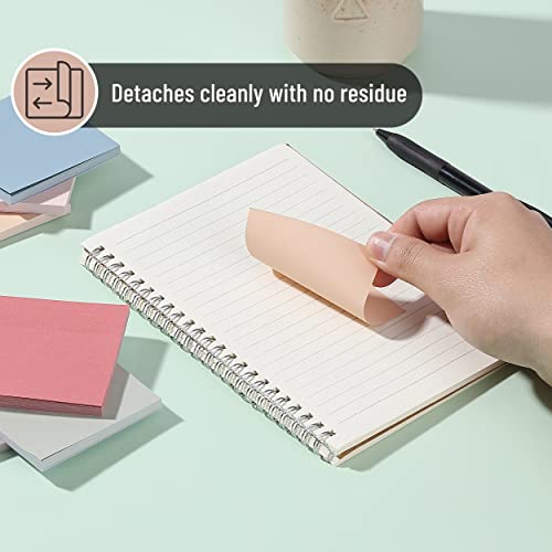 Mr. Pen- Sticky Notes, 12 Pads, 3”x3”, Vintage Colors, Sticky Notes 3x3, Sticky Note, Sticky Pads, Sticky Notes Bulk, Stick Notes, Colored Sticky Notes, Sticky Note Pad, Colorful Sticky Notes