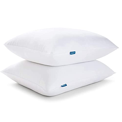 Bedsure Firm Pillows Queen Size Set of 2, Firm Queen Bed Pillows for Sleeping Hotel Quality, Queen Pillows 2 Pack Supportive, Down Alternative Pillow for Side and Back Sleeper