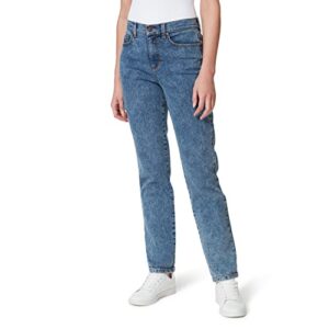 gloria vanderbilt women's amanda classic high rise tapered jean, weeping wall, 10 regular