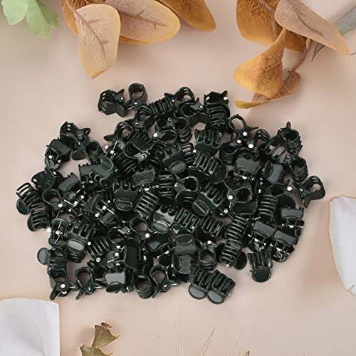 AccEncyc 100 Pcs Plant Clips Orchid Clips Plant Orchid Support Clips Flower Vine Clips for Supporting Stems Vines Stalks Climbing Plants Grow Upright