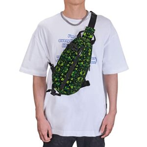 Crossbody Sling Backpack St-Patricks-Party-Shamrock Travel Hiking Chest Daypack One Strap Shoulder Bag