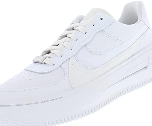 Nike Women's Air Force 1 PLT.AF.ORM Basketball Shoes, White/White/Summit White, 6