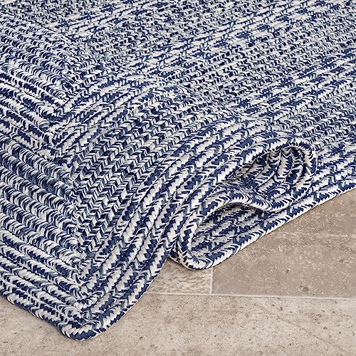 nuLOOM Rowan Braided Texture Indoor/Outdoor Area Rug, 4x6, Blue