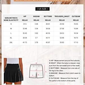 Dokotoo Shorts Women Cute Beach Outfits Shorts High Elastic Plus Size 2023 Summer Clothes Shorts Vacation Outfits Pants Pink Small