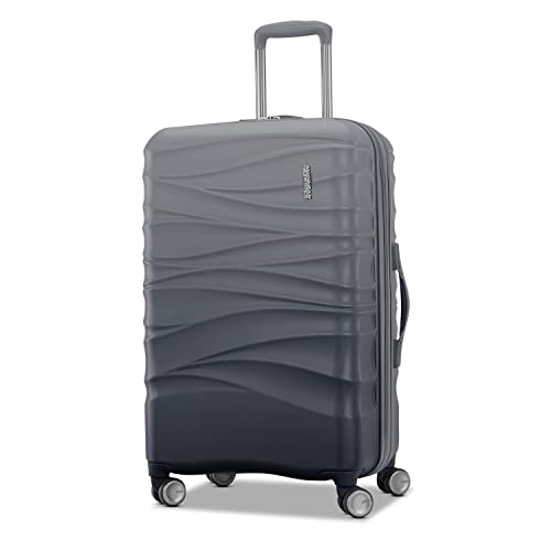 AMERICAN TOURISTER Cascade Hardside Expandable Luggage Wheels, Graphite, 24-Inch Spinner