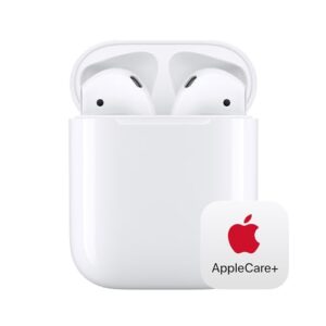 apple airpods (2nd generation) wireless earbuds with lightning charging case with applecare+ (2 years)