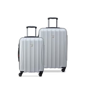 delsey paris helium aero hardside expandable luggage with spinner wheels, storm grey, 2-piece set (21/25)