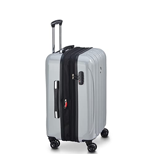 DELSEY Paris Helium Aero Hardside Expandable Luggage with Spinner Wheels, Storm Grey, 2-Piece Set (21/25)