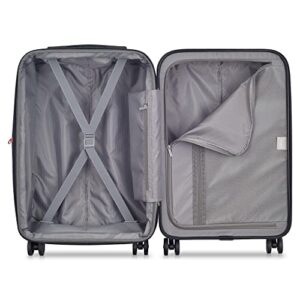 DELSEY Paris Helium Aero Hardside Expandable Luggage with Spinner Wheels, Storm Grey, 2-Piece Set (21/25)