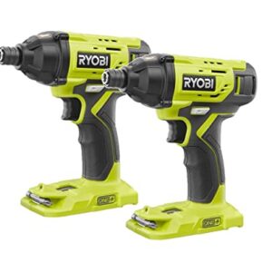 2 Pack of Ryobi P235A 18V One+ Impact Driver (Bare Tool) (Renewed)