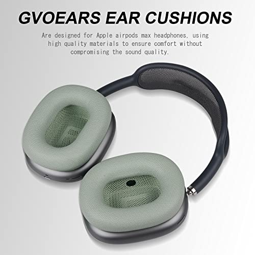 Premium Replacement Ear Cushions for Apple AirPods Max Headphone, Protein Leather Memory Foam Earpads with Excellent Noise Isolation