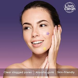 LivaClean 240 CT Superstar Acne Patches w/Salicylic Acid & Tea Tree, Star Pimple Patch Pimple Patches for Face Pimple Patches Stars Hydrocolloid Acne Patches Cute Zit Patches for Face Healing Sticker