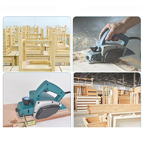 UGPLM Electric Hand Planer High Power Portable with Handle 220V Engineering Wood Processing Hand Held for DIY Woodworking Equipment