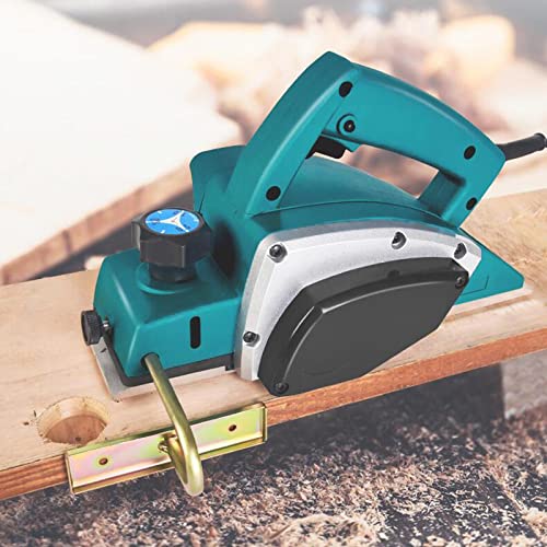 UGPLM Electric Hand Planer High Power Portable with Handle 220V Engineering Wood Processing Hand Held for DIY Woodworking Equipment