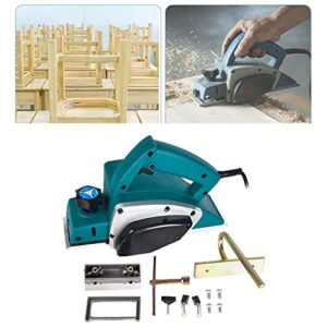 UGPLM Electric Hand Planer High Power Portable with Handle 220V Engineering Wood Processing Hand Held for DIY Woodworking Equipment