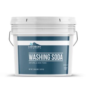 Earthborn Elements Washing Soda 2 Gallon Bucket, Soda Ash, Sodium Carbonate, Non-Toxic Laundry Booster